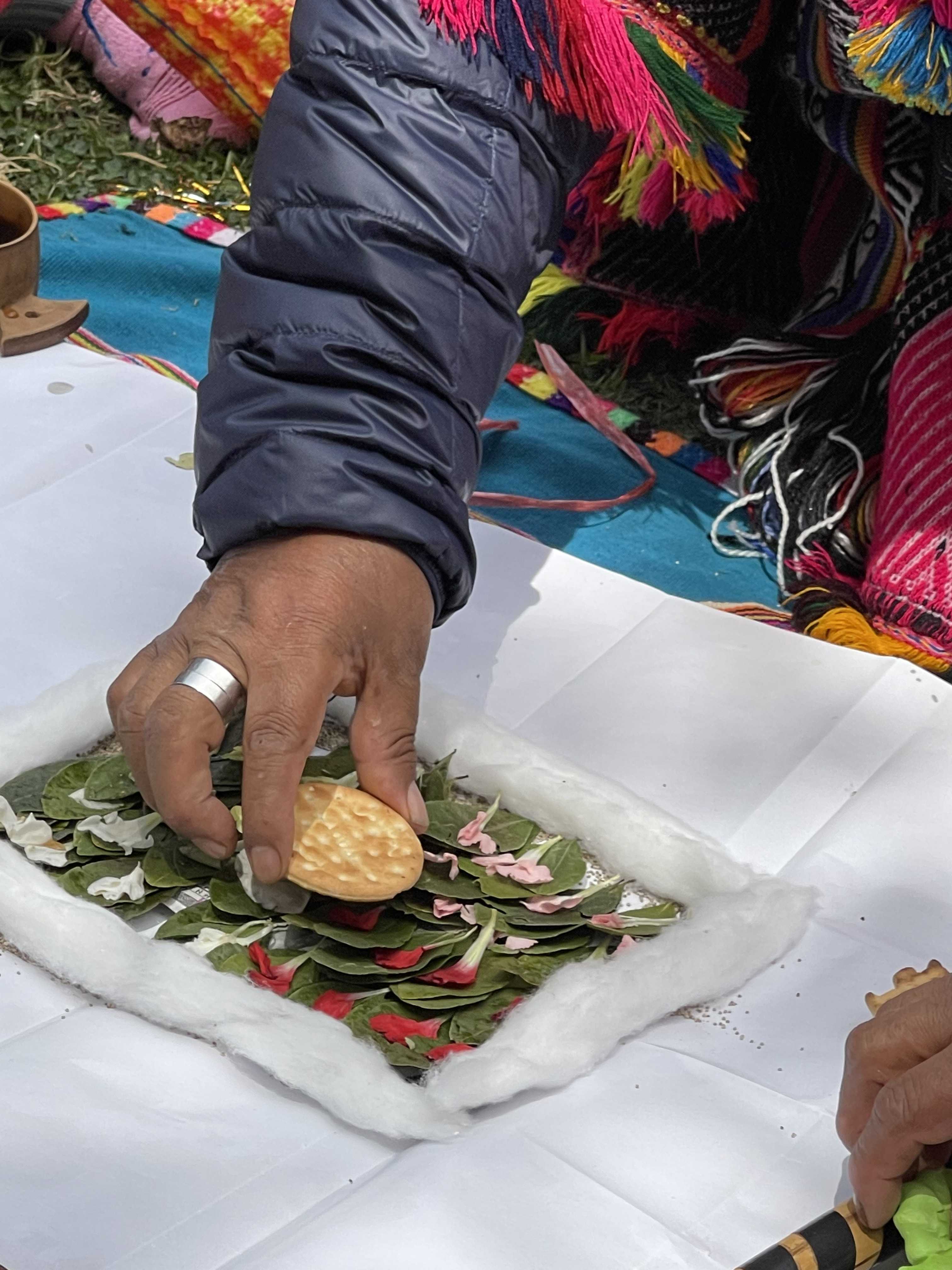 An intimate moment of experiential, lineage-based training — Shamanic Trekker
