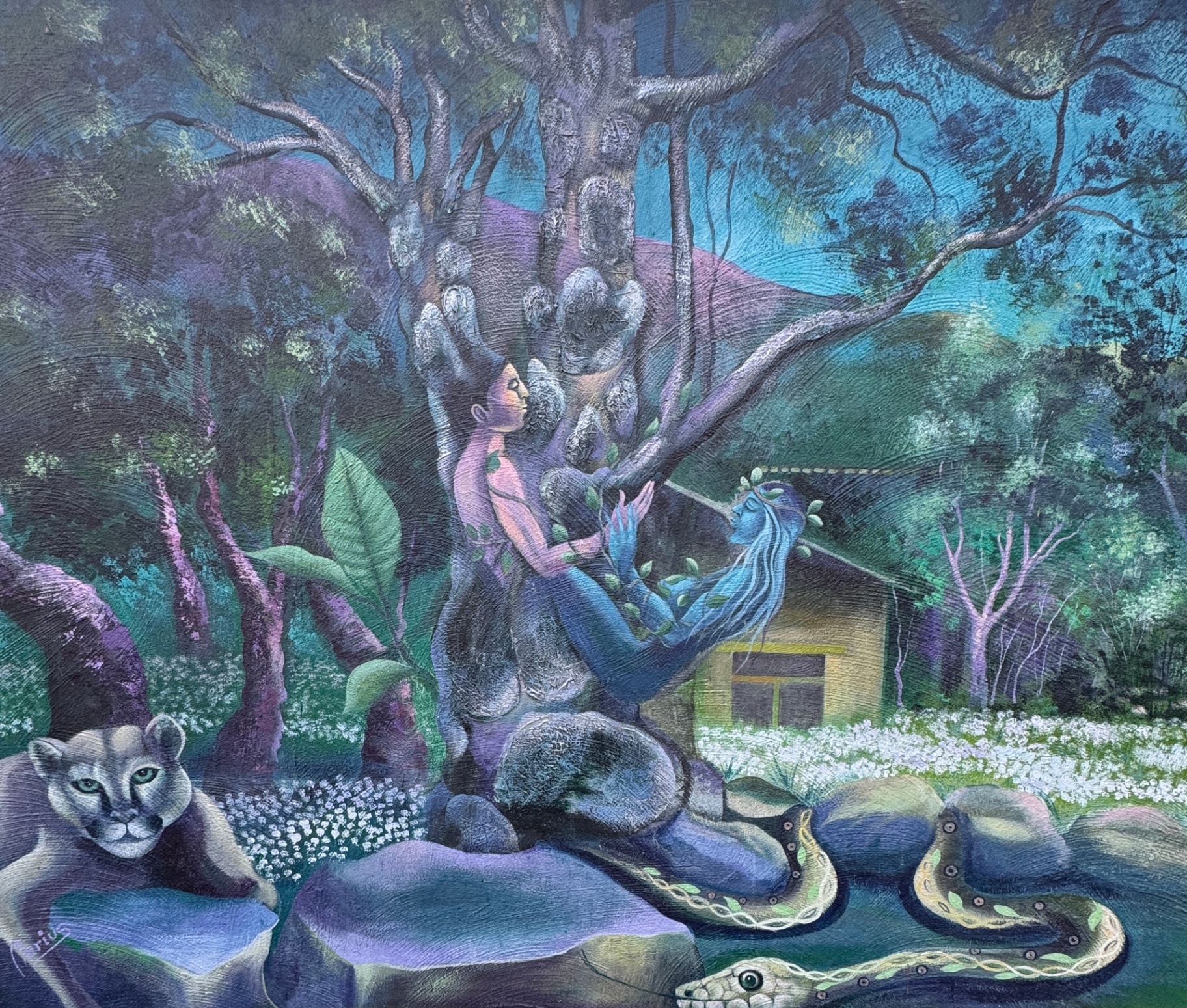 A grounded moment after ceremony — Shamanic Trekker