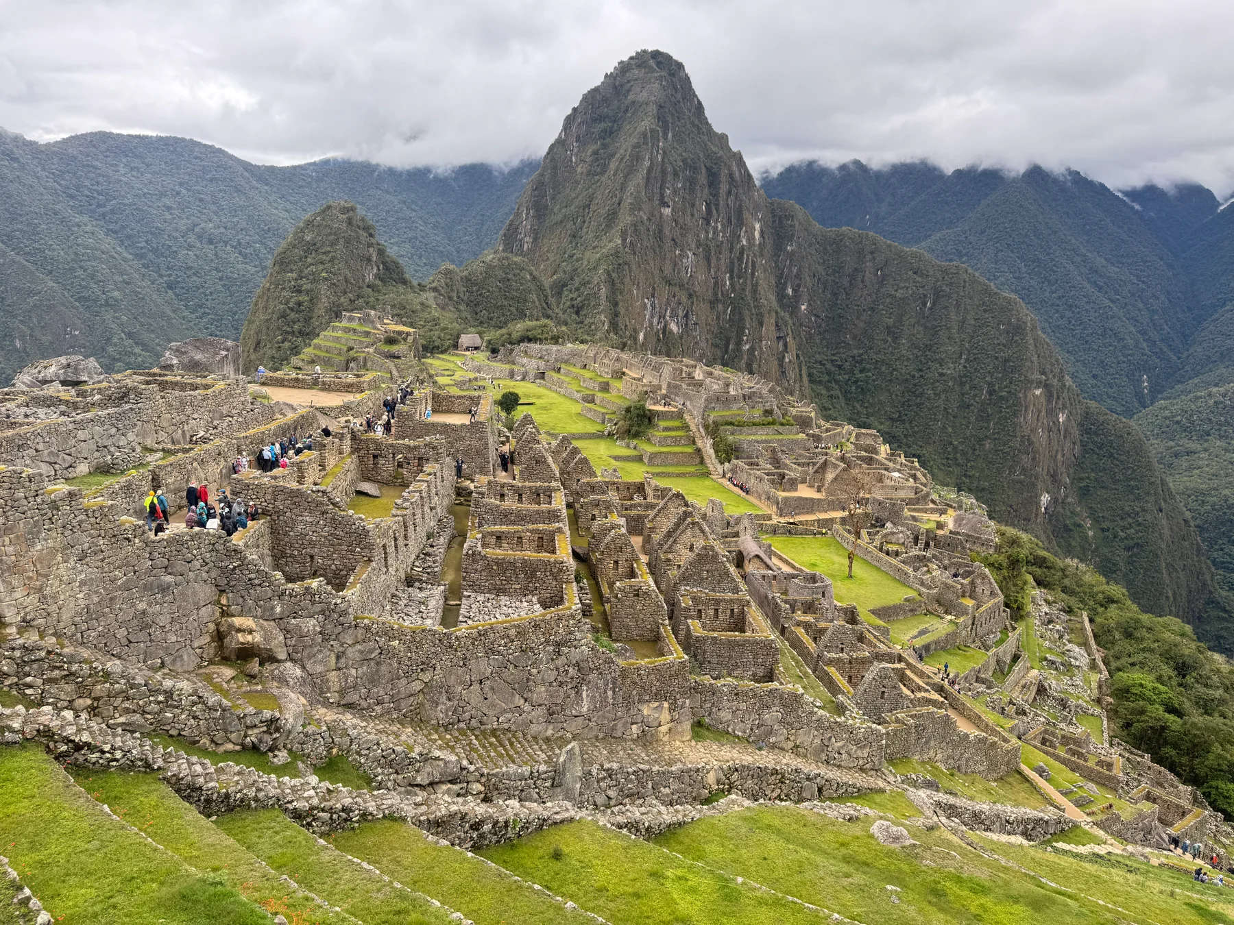 Machu Picchu terraces and sacred mountain view - Shamanic Trekker Path of the Mesa initiation